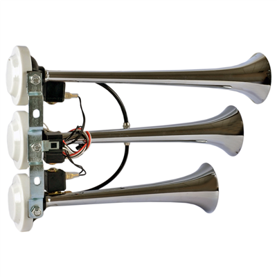 Carub 12V Havalı Korna 3 lü Elektrikli Krom BR2751580