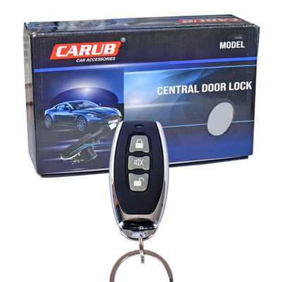 Carub 12V Merkezi Kilit Siyah Krom Kumandalı BR4600466