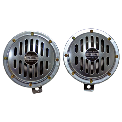 Carub 12V Süper Ton Korna 13 cm Krom (320-430Hz) BR2751577