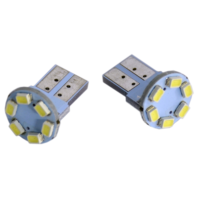 Carub 12V T10 Ampul 6 Led SMD Fiber Beyaz BR0400207