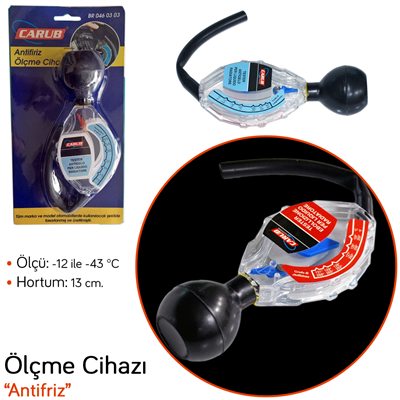 Carub Antifriz Ölçme Cihazı Elips Blisterli BR0460303
