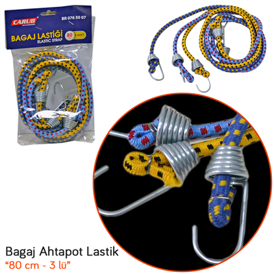 Carub Bagaj Ahtapot Lastik 3 lü 80>180 cm 1.Kalite BR0765007