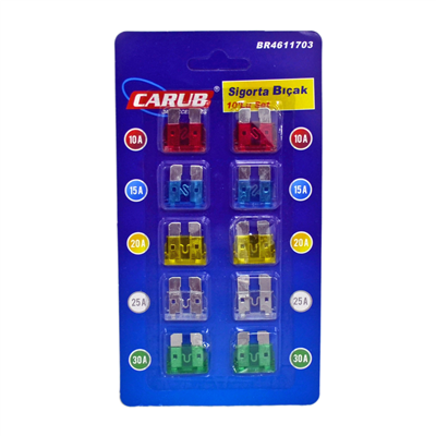 Carub Bıçak Sigorta 10 lu Set BR4611703