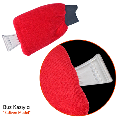 Carub Buz Kazıyıcı + Kar Temizleme Eldiveni BR0922424