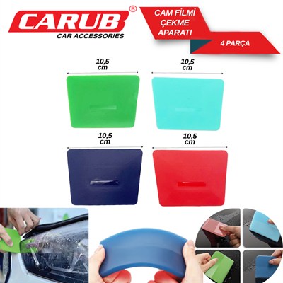 Carub Cam Filmi ve PPF Uygulama Aparatı Ragle 4 lü Set BR1245026