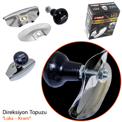 Carub Direksiyon Çevirme Topuzu Armalı Lüks Krom BR2050102