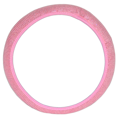 Carub Elastik Direksiyon Kılıfı Diamond 38 cm Pembe BR1842052