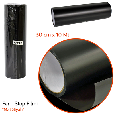 Carub Far Stop Filmi Mat Siyah 30 cm x 10 mt BR1190447
