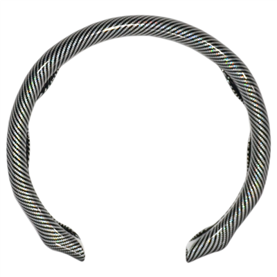 Carub Fiber Direksiyon Kılıfı Karbon Uzun Silver BR1850123