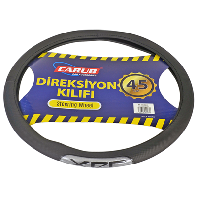 Carub Geçmeli Direksiyon Kılıfı Fosforlu Siyah (XDC-Sedef) 45 cm BR1830267