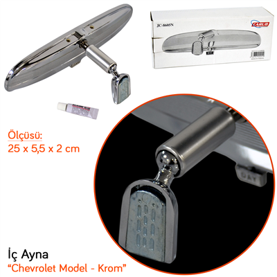 Carub İç Ayna Chevrolet Model Krom JC 8605 Taiwan BR0220101