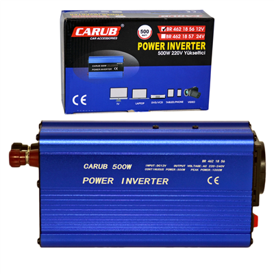 Carub İnverter 12V dan 220V a Yükseltici 500W USB (5V-1A) Çıkışlı BR4621856