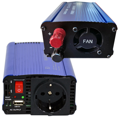 Carub İnverter 12V dan 220V a Yükseltici 500W USB (5V-1A) Çıkışlı BR4621856
