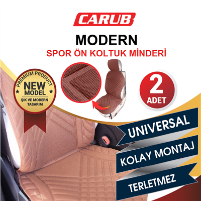 Carub Koltuk Minderi Modern Spor Taba 2 li BR4818106