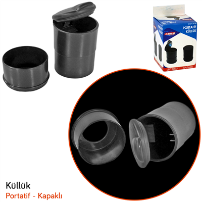 Carub Küllük Portatif Işıklı Kapaklı Siyah BR2944606