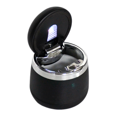 Carub Küllük Portatif Lüx Işıklı Seramik Siyah-Silver BR2944644