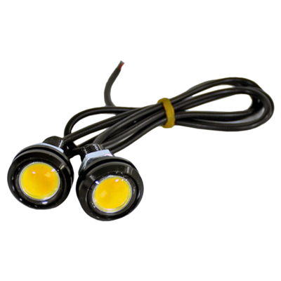 Carub Led Lamba Ayna Altı Kartal Göz 12V 23 mm Orange 2 li BR4621023