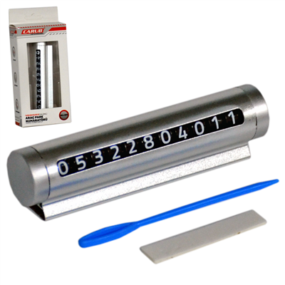 Carub Numaratik Çevirmeli Kalemli Silver BR4620631