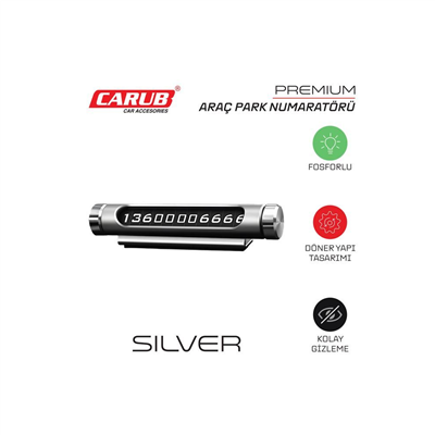 Carub Numaratik Çevirmeli Lüx Silver BR4620617