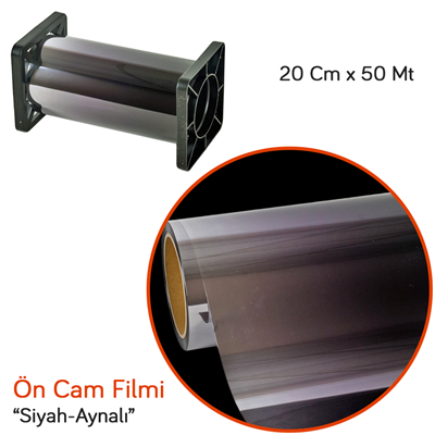 Carub Ön Cam Filmi Siyah-Aynalı 20 cm x 50 mt BK-S BR1206501