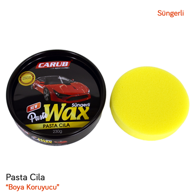 Carub Pasta Cila Boya Koruyucu Süngerli 230 gr Kutu Kırmızı BR0850103