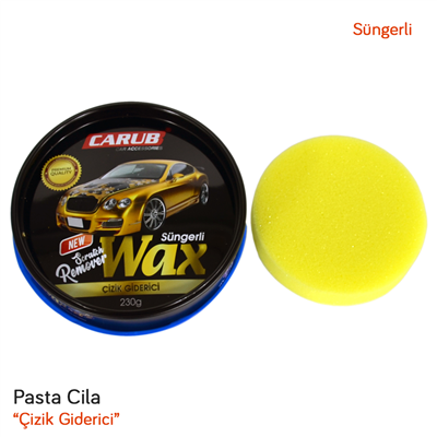 Carub Pasta Cila Çizik Giderici Süngerli 230 gr Kutu Mavi BR0850102
