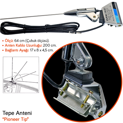 Carub Pioneer Anten Tip Nikel BR0042208