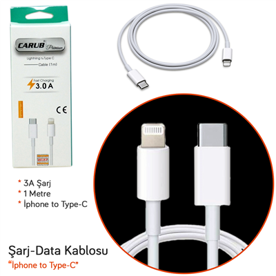 Carub Şarj Kablosu İphone to Type-C 1 Mt BR5901857