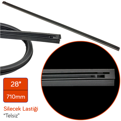 Carub Silecek Lastiği Telsiz 28 inç / 710 mm BR1351172 (2 li)