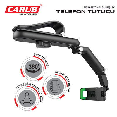 Carub Telefon Tutucu Fonksiyonel Güneşlik BR5901970