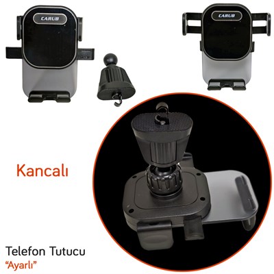 Carub Telefon Tutucu Havalandırma Kancalı Şeffaf BR5901969