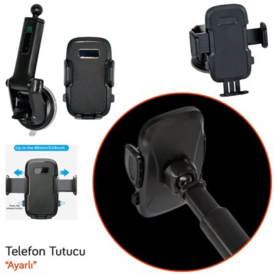 Carub Telefon Tutucu Uzatmalı Ayarlı Vantuzlu BR5901038