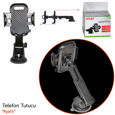Carub Telefon Tutucu Uzayan Ayarlanabilir Vantuzlu BR5901965