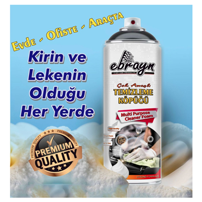 Ebrayn Aerosol Çok Amaçlı Temizleme Köpüğü 500 ml