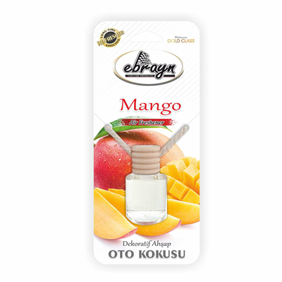 Ebrayn Dekoratif Ahşap Oto Kokusu Mango 8 ml