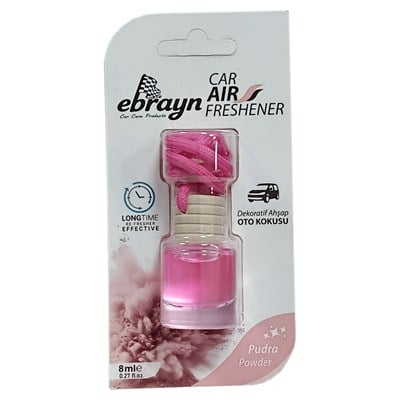 Ebrayn Dekoratif Ahşap Oto Kokusu Pudra 8 ml