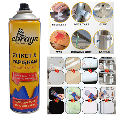 Ebrayn Aerosol Etiket ve Yapışkan Sökücü Sprey 500 ml