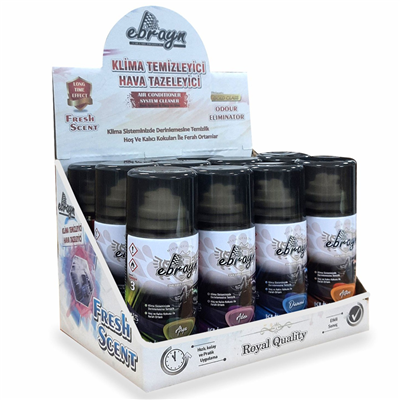 Ebrayn Aerosol Klima Temizleyici Hava Tazeleyici Kokulu 150 ml