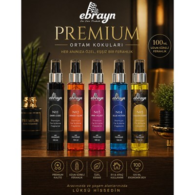 Ebrayn Premium Oda ve Oto Kokusu 100 ml (Tekli)