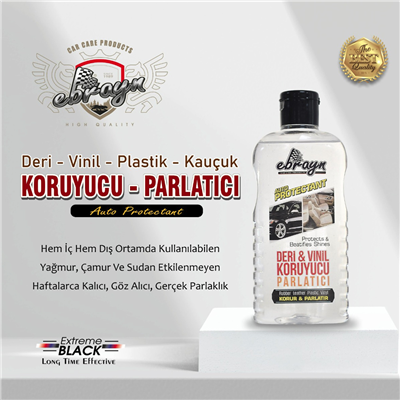Ebrayn Protectant Deri - Vinil Koruyucu Parlatıcı (Badem Yağı) 200 Ml
