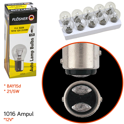 Flösher 12V 1016 Ampul 21/5W BAY15d FLS 5229 (10 lu)