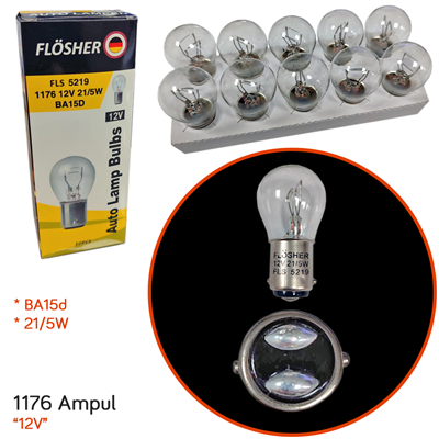 Flösher 12V 1176 Ampul 21/5W BA15d FLS 5219 (10 lu)