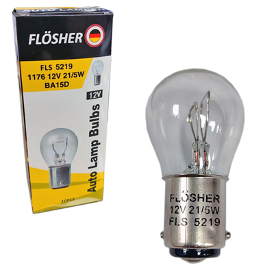 Flösher 12V 1176 Ampul 21/5W BA15d FLS 5219 (10 lu)