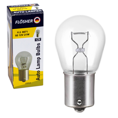 Flösher 12V 93 Ampul 21W BA15s FLS 6671 (10 lu)