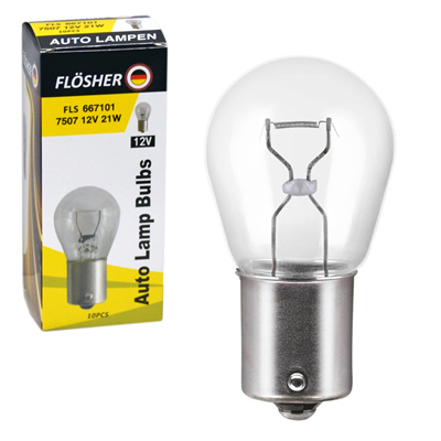 Flösher 12V 93 Ampul Yakın Tırnak 21W BAU15s (7507) FLS 667101 (10 lu)