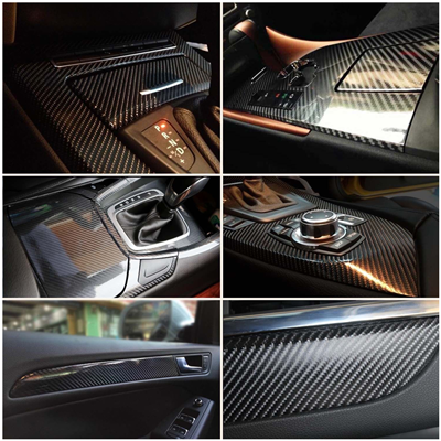 Guard 3D Karbon Kaplama Folyo 152 cm x 15 mt Siyah Hava Kanallı (170 micron)