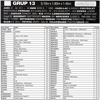 Guard Büyük Beden Grup 13 Oto Branda L