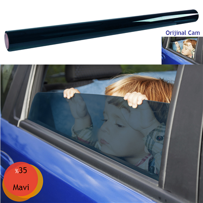 Guard GT-200 2 Ply Çizilmez 152 cm x 30 Mt %35 Blue Cam Filmi