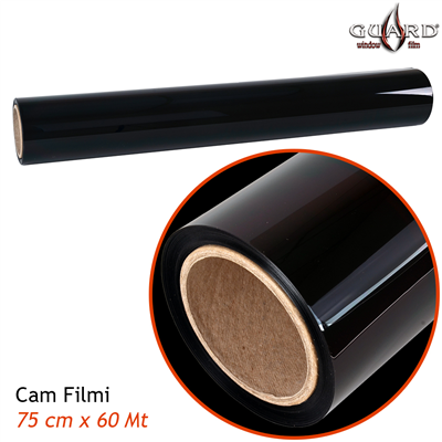 Guard GT-200 2 Ply Çizilmez 75 cm x 60 Mt %15 D.Black Cam Filmi