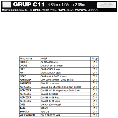 Guard Jeep Grup C11 Oto Branda XXL